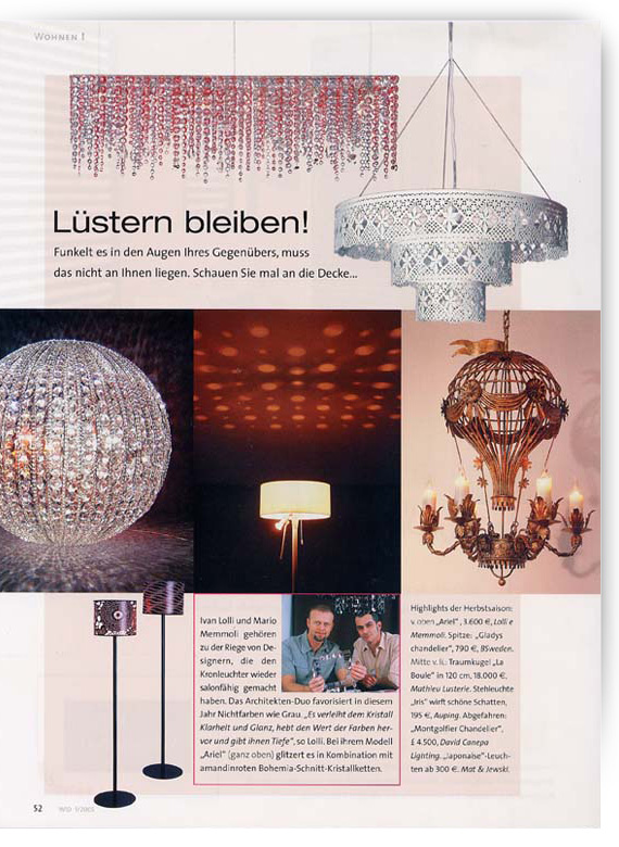 Whon Design, Germania, Gennaio 2005