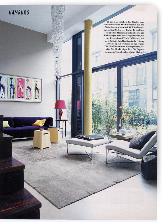 Elle Decoration, Germany, January 2005