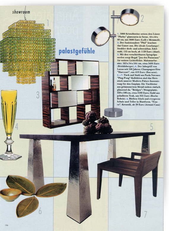 Elle Decoration, Germany, May 2003