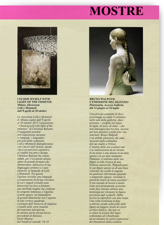 Case & Giardini, Italia, Aprile 2015