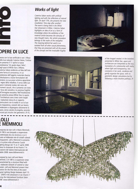 D Lux Magazine, Italy, April 2008
