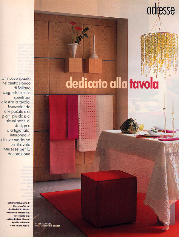 Elle Decor, Italia, Febbraio 2000